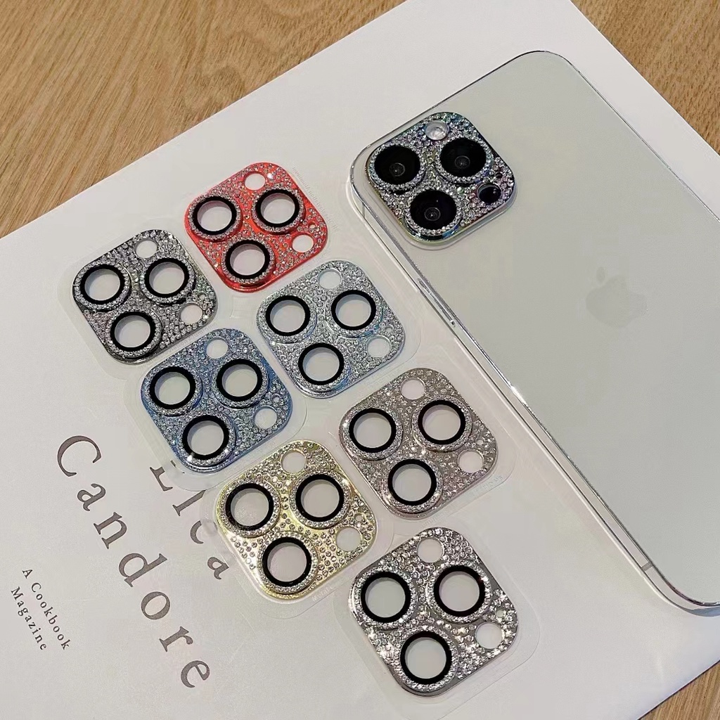Роскошный Алмазный протектор объектива для Iphone 13 PRO MAX 12 11 PRO Защитная пленка для объектива камеры