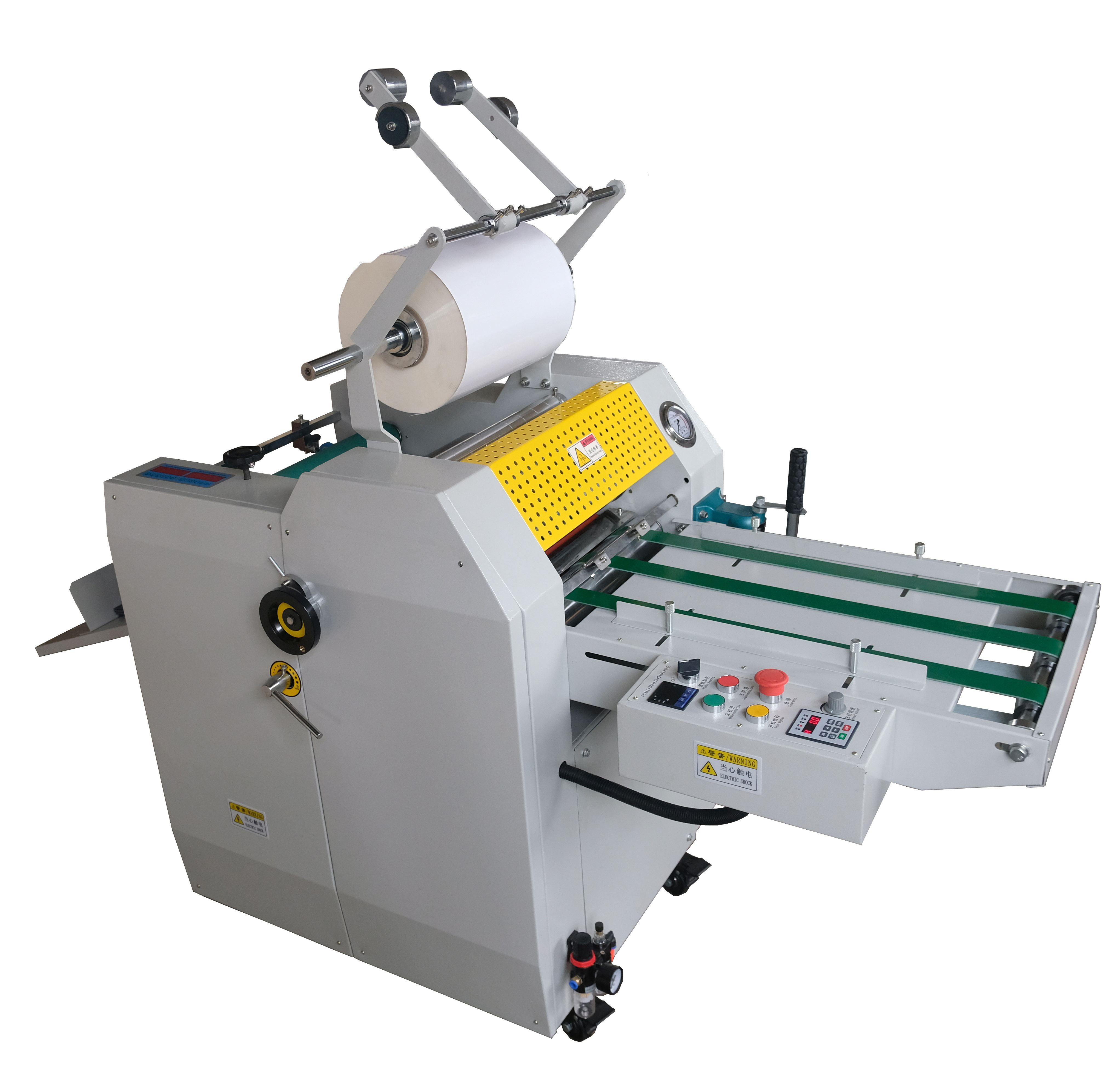 SWFM390C new design digital coating oil heating paper laminating machine