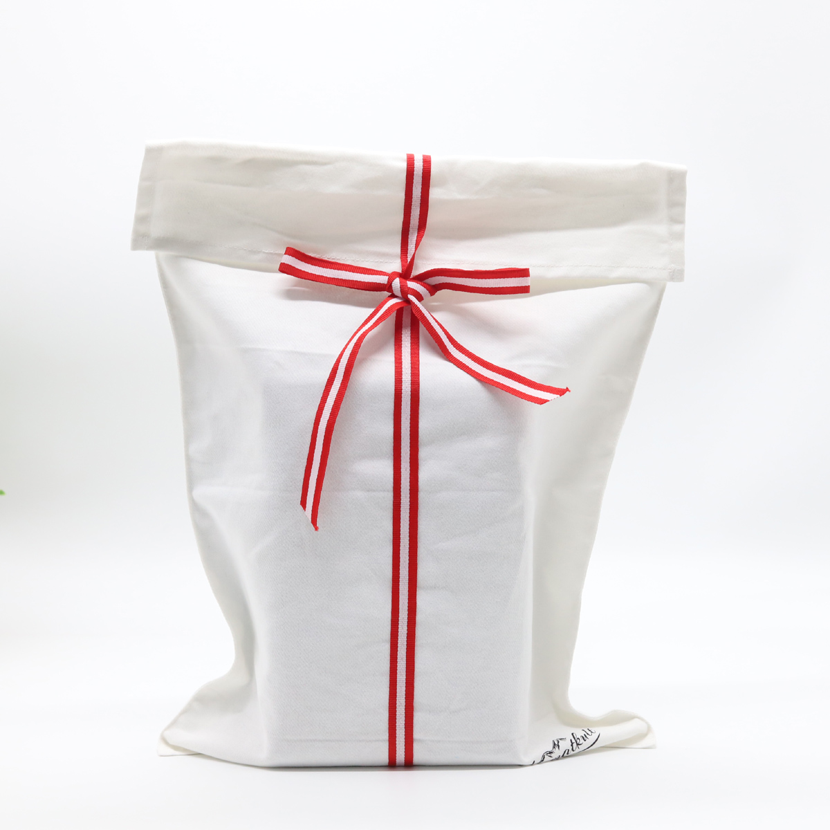 custom cotton Envelope Shoes Pouches With Ribbon Brush Twill Cotton Cloth Double Packaging Cotton Gift Bag