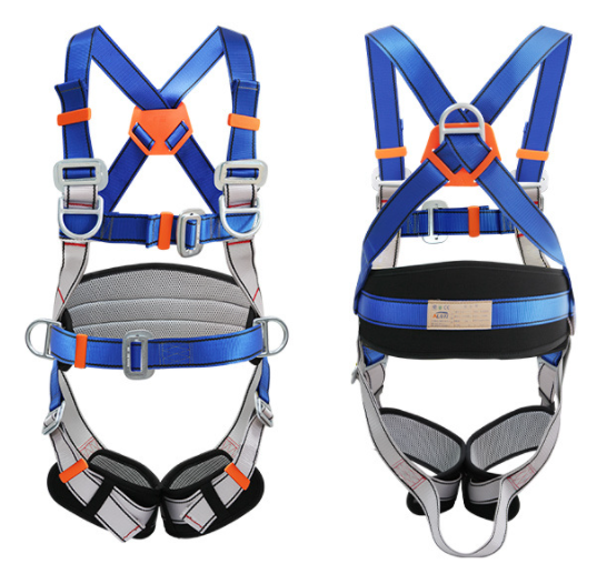 Wholesale Comfort Construction Belts Half Body Safety Harness Dacron High Strength Height Work Fall Protection