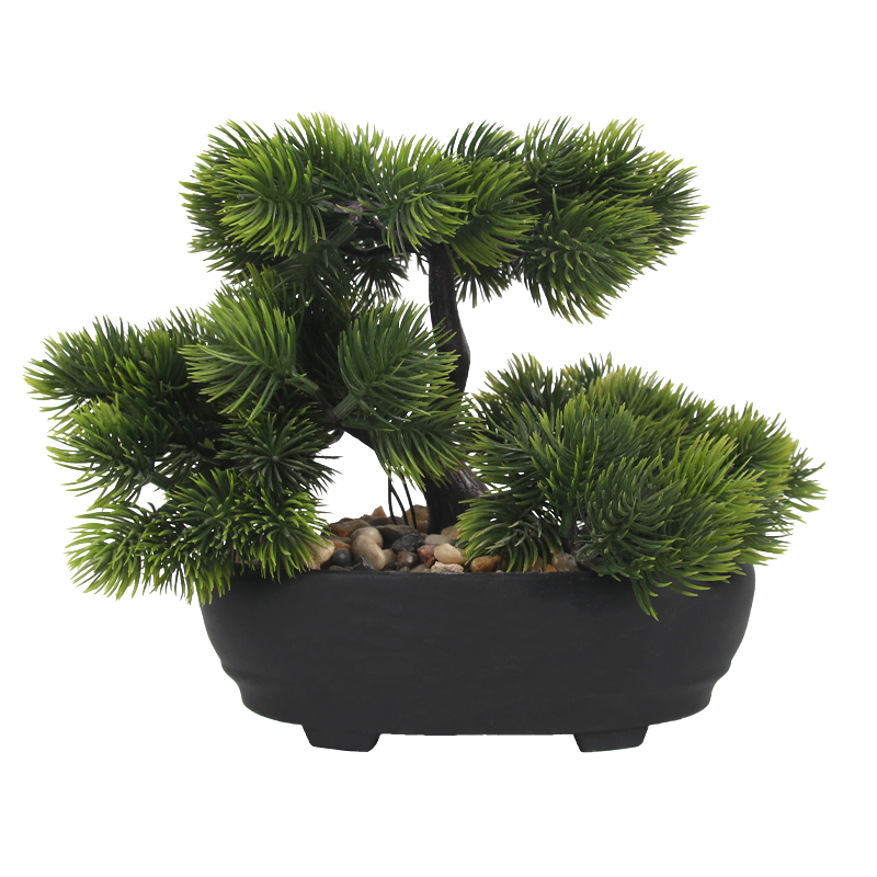 JSS220517-2 из мультфильма «Холодное сердце» маленький сосна растений японский искусственные деревья бонсай с горшком
