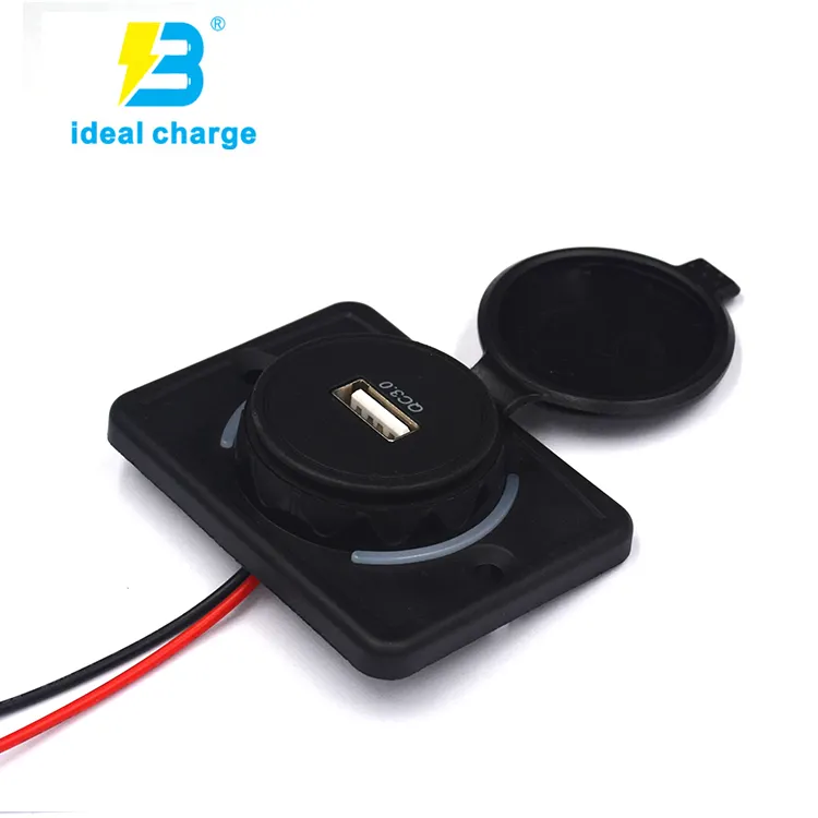 Идеальный заряд установка RV автобус городской автобус USB qc3.0 розетки автомобиля usb флеш-разъем 1 USB порт