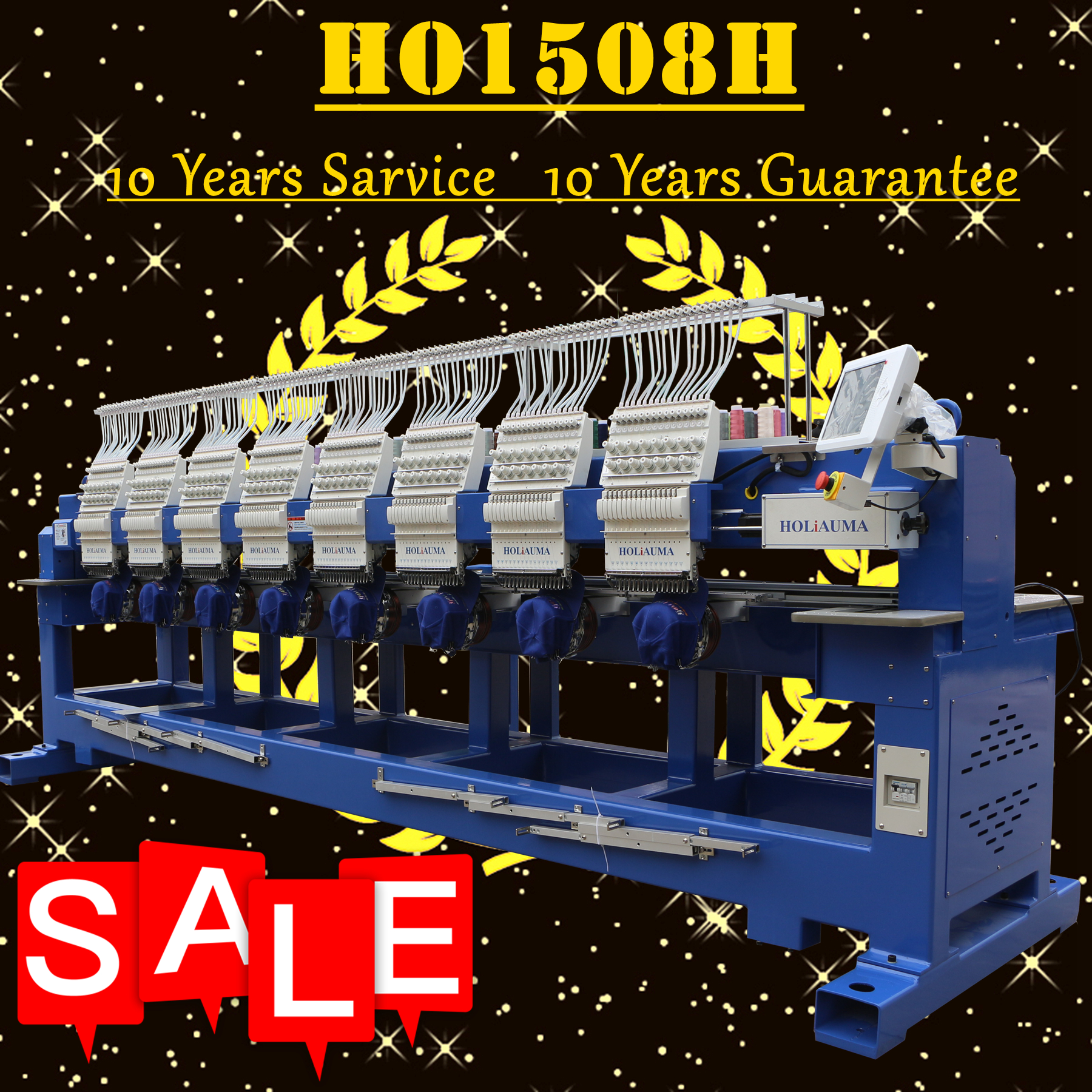 HO1508H HOLiAUMA 8 машина для вышивки шляп швейная машина