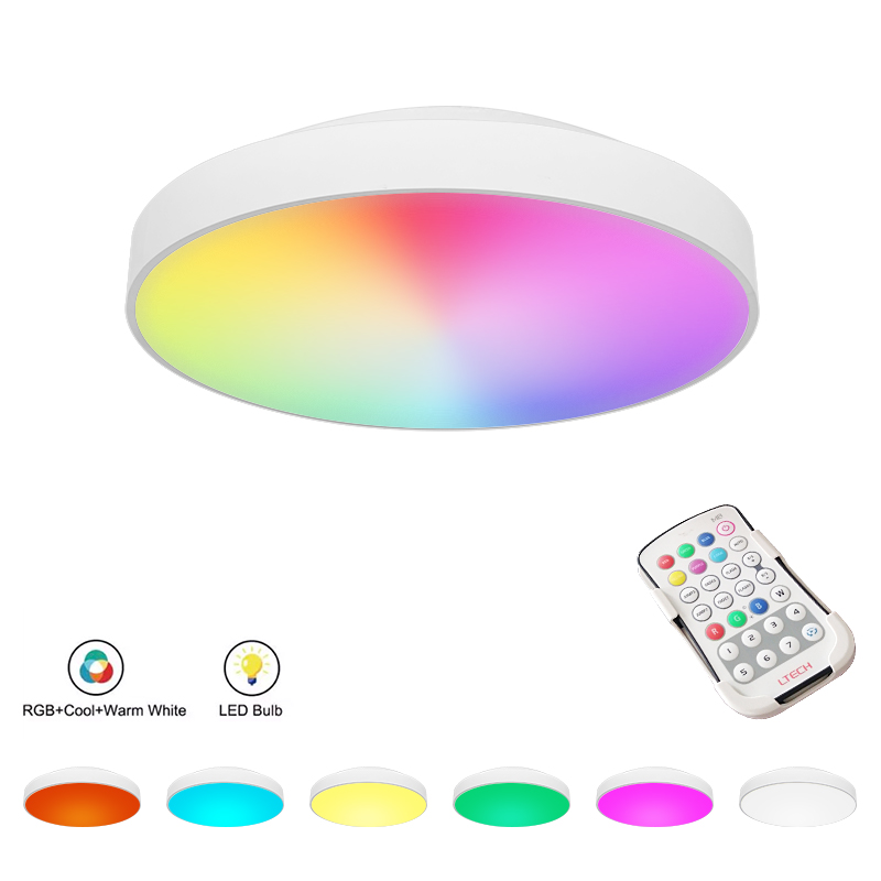 ECOJAS WD-RGBW-75 профессиональное изготовление на заказ ODM OEM потолочное освещение СИД RGBW потолочный светильник