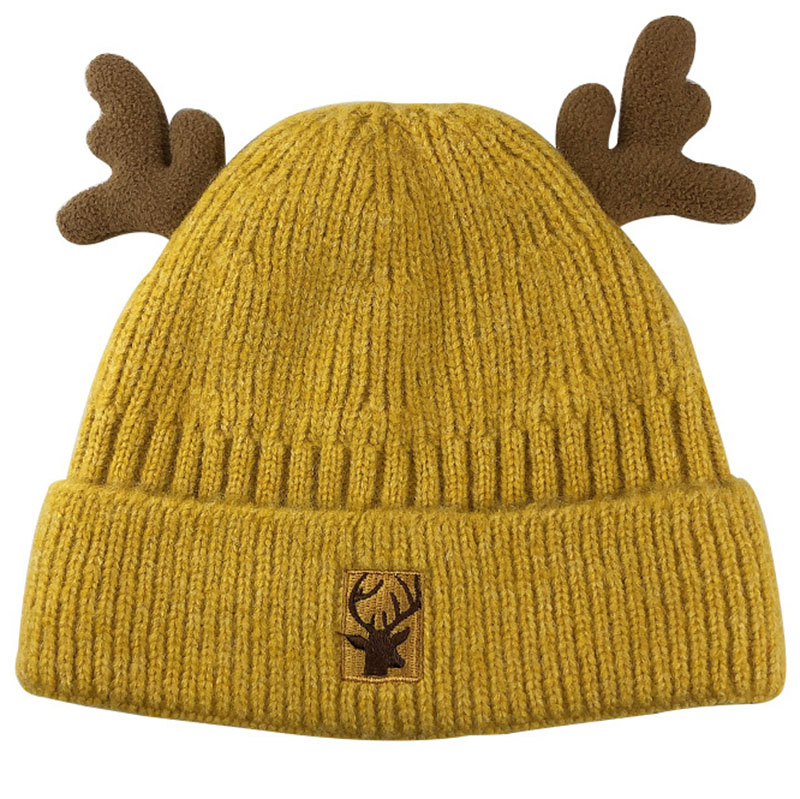 Christmas Cotton Snowman Jacquard Knit Hat Pompom Knit Beanie Warm Winter Beanie knitted Hat