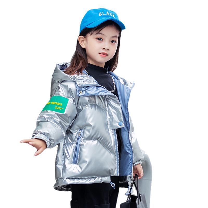 Children's winter down jacket fashion boy girls down coats with hoodie Winter girl clothes warm children's clothing