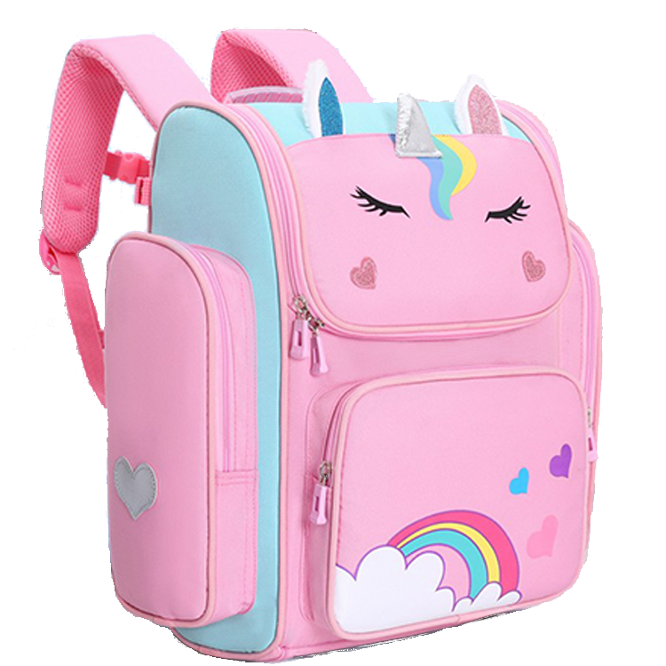 2021 New Designer Waterproof Cartoon Character Unicorn Birthday Party Cute Gift Custumized Children Backpack Kids School Bags