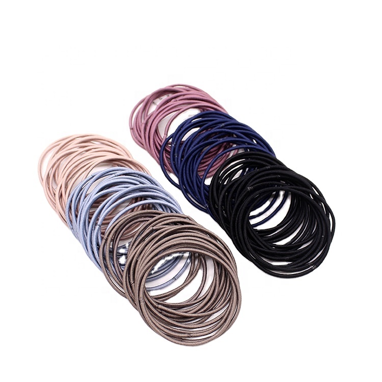 elastic hair bands men wholesale simple thin black hair band