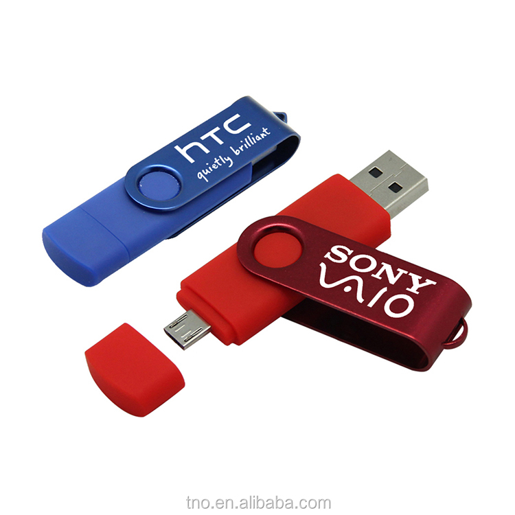 Поворотный OTG USB флэш-накопитель USB-накопитель 1 Гб 2 Гб 4 ГБ 8 ГБ 16 ГБ 32 ГБ 64 Гб 2,0 3,0 OTG флэш-накопитель usb для Android ПК