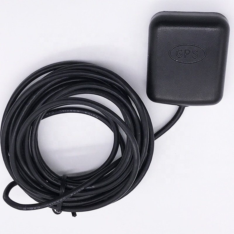 Outdoor 28dbi Passive Patch Antenna Magnetic Mount GPS Antenna Fakra Active Car GPS Antenna with RG174 for GPS GNSS GLONASS