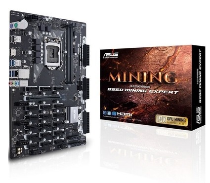 Оптовая продажа для ASUS B250 MINING EXPERT LGA 1151 ATX MINING BOARD с 19 слотами материнской платы