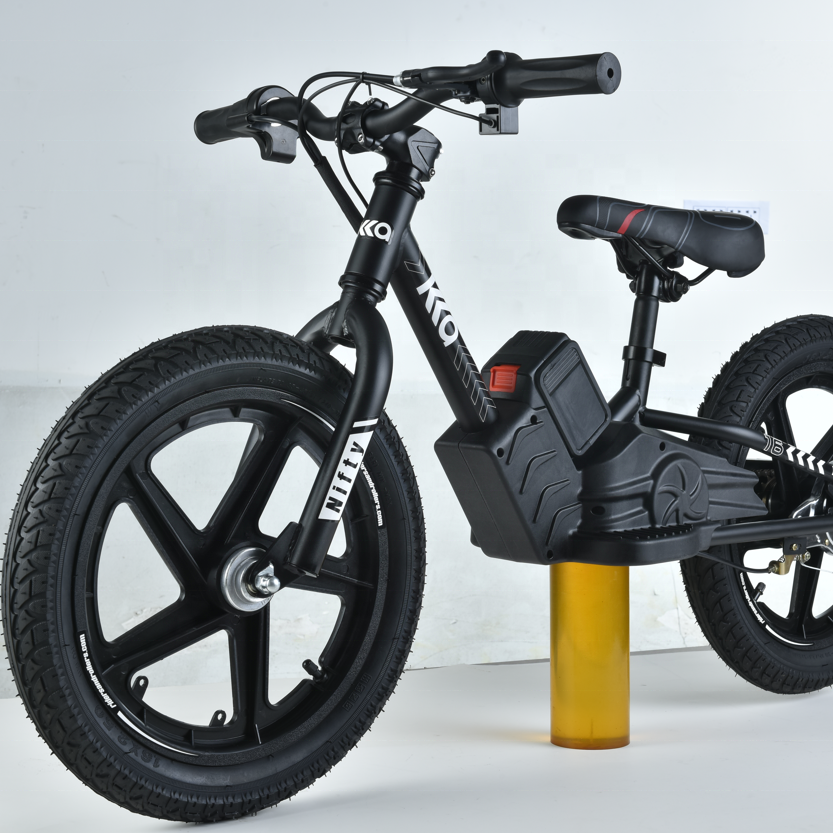 Factory sell 200W 18V balance Bike mini 12' Electric Bicycle for kids