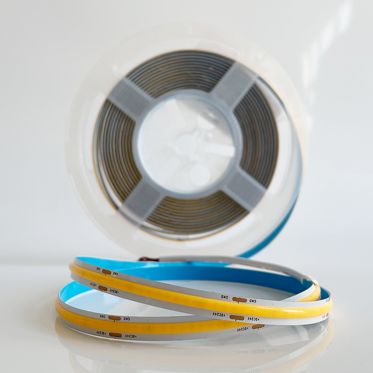 cob flexible led strip 8mm with voltage 12v 24v waterproof ip67 cob strip led lights silicone cob led strip