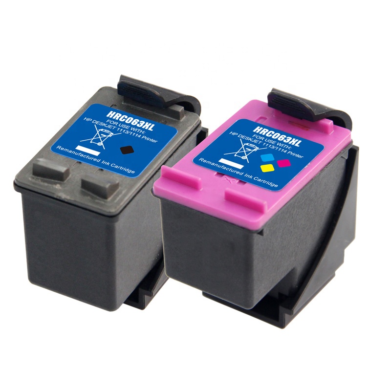 Hp63 XL Hp63XL Ink Cartridge For HP 63 Officejet 1110 2130 Series Printer