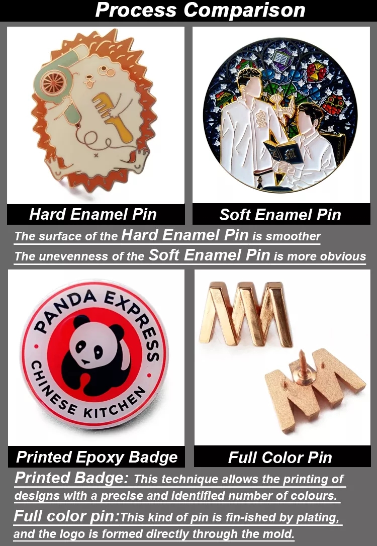 Hot Sale Factory Wholesale Custom Cute Cartoon Character Anime Metal Pins Soft Enamel Lapel Pin Badges