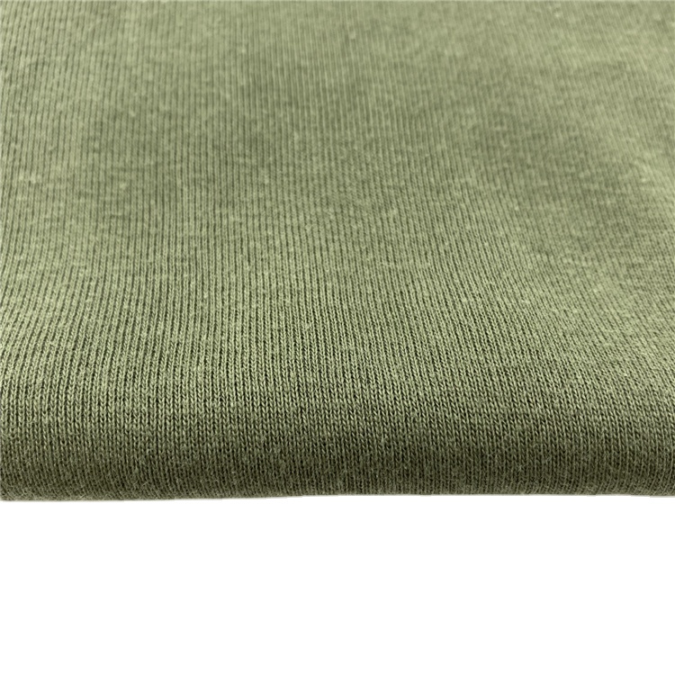 High quality 100% cotton 1*1 RIB solid knitting fabric for clothing