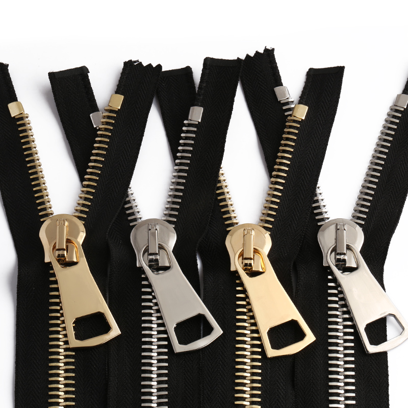 China Manufacturer Heavy Duty Metal Zipper Factory Custom Luxury Metallic Zipper Super Large Metal Zipper