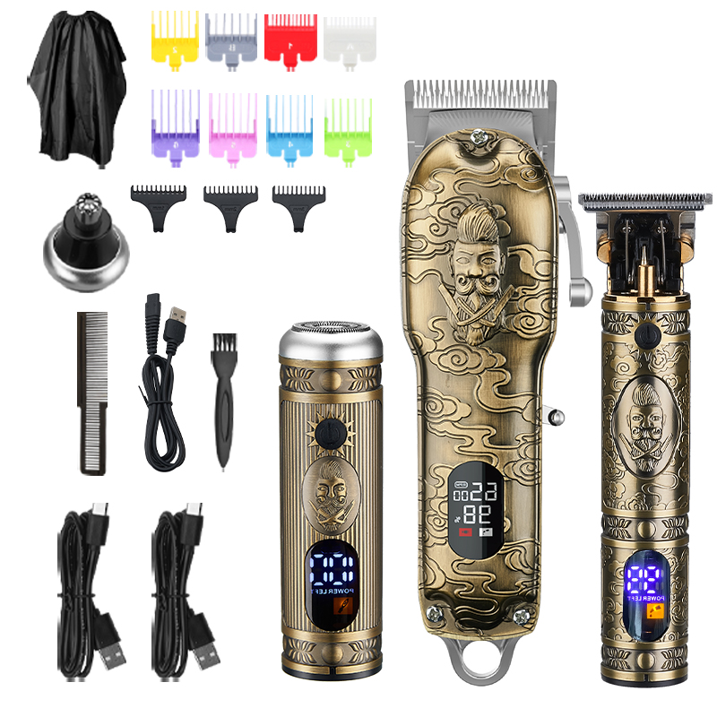 Manufacturers tondeuse 7000rpm salon professional Barber Grooming Kit adjustable beard nose hair trimmer