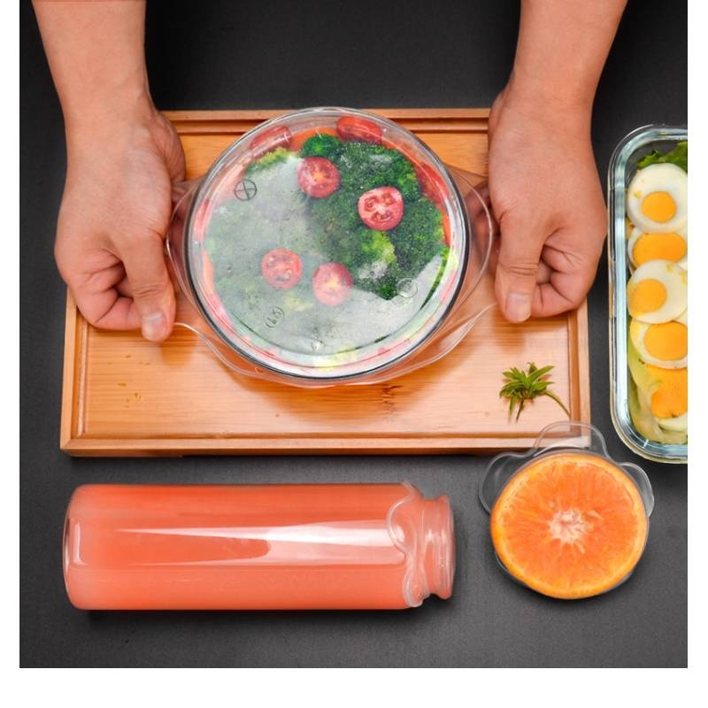 Силиконовая крышка для пищевых продуктов, не содержит Бисфенол А, улучшенный захват, силиконовые растягивающиеся крышки, многоразовые силиконовые крышки, крышки для чаши