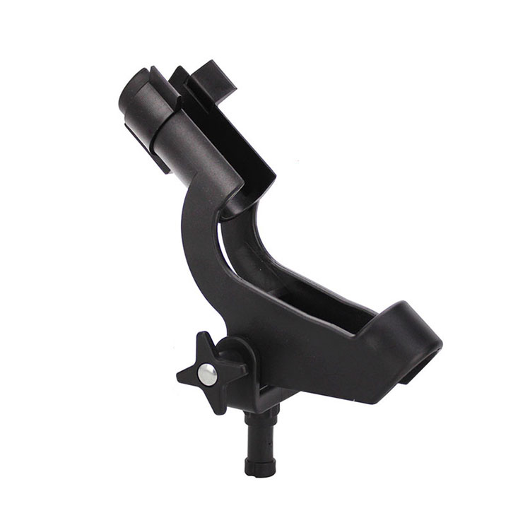 New design Adjustable Rotatable Plastic Fishing Rod 3 Mount Rack Holder Bracket Boat Canoeing Rowing Mount Kit Kayak Side Rod H