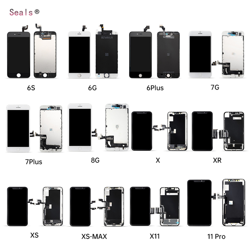 ЖК-дисплей для мобильного телефона iphone 6 6s 6plus 6splus 7 7plus 8 8plus X XR XS Max 11 11Pro 11Pro Max, оригинальный экран
