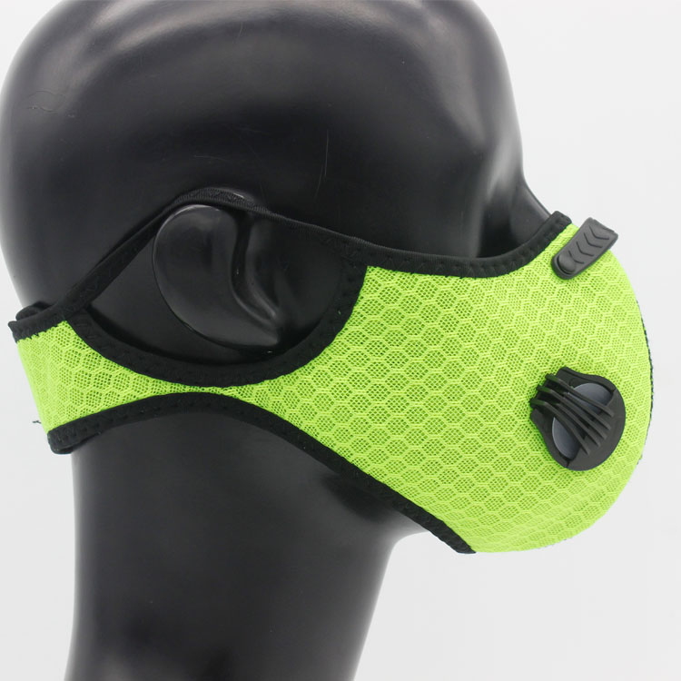 adjustable sport adult bike black breathable mask  customizable breathable face mask