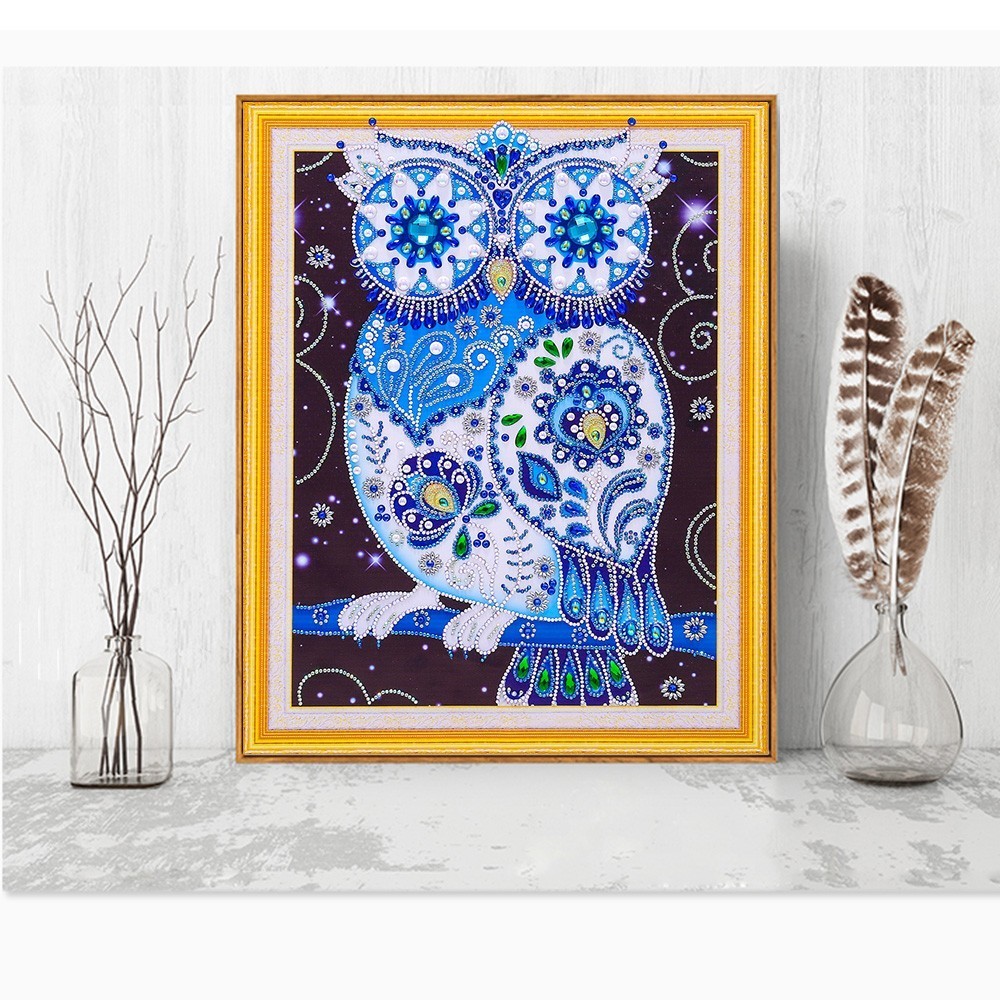 Huacan Animal Luminous Special Shaped Diamond Painting Wholesale Diamond Embroidery Mosaic Cross Stitch Decoration Art Kits