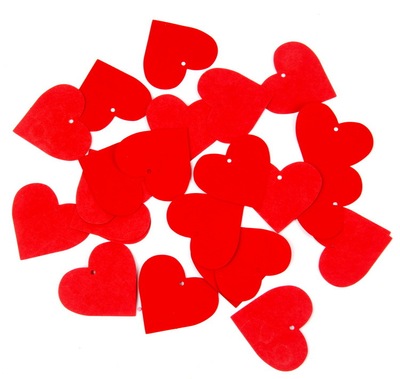 Thickened paper love piece wedding decoration wedding toss love heart pendant for balloon