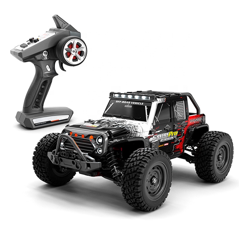 2,4G 1/16 Масштаб монстр-Трак 70 км/ч высокая скорость rc 4x4 внедорожник джипс полноприводный бесщеточный Радиоуправляемый грузовик для мальчиков взрослые