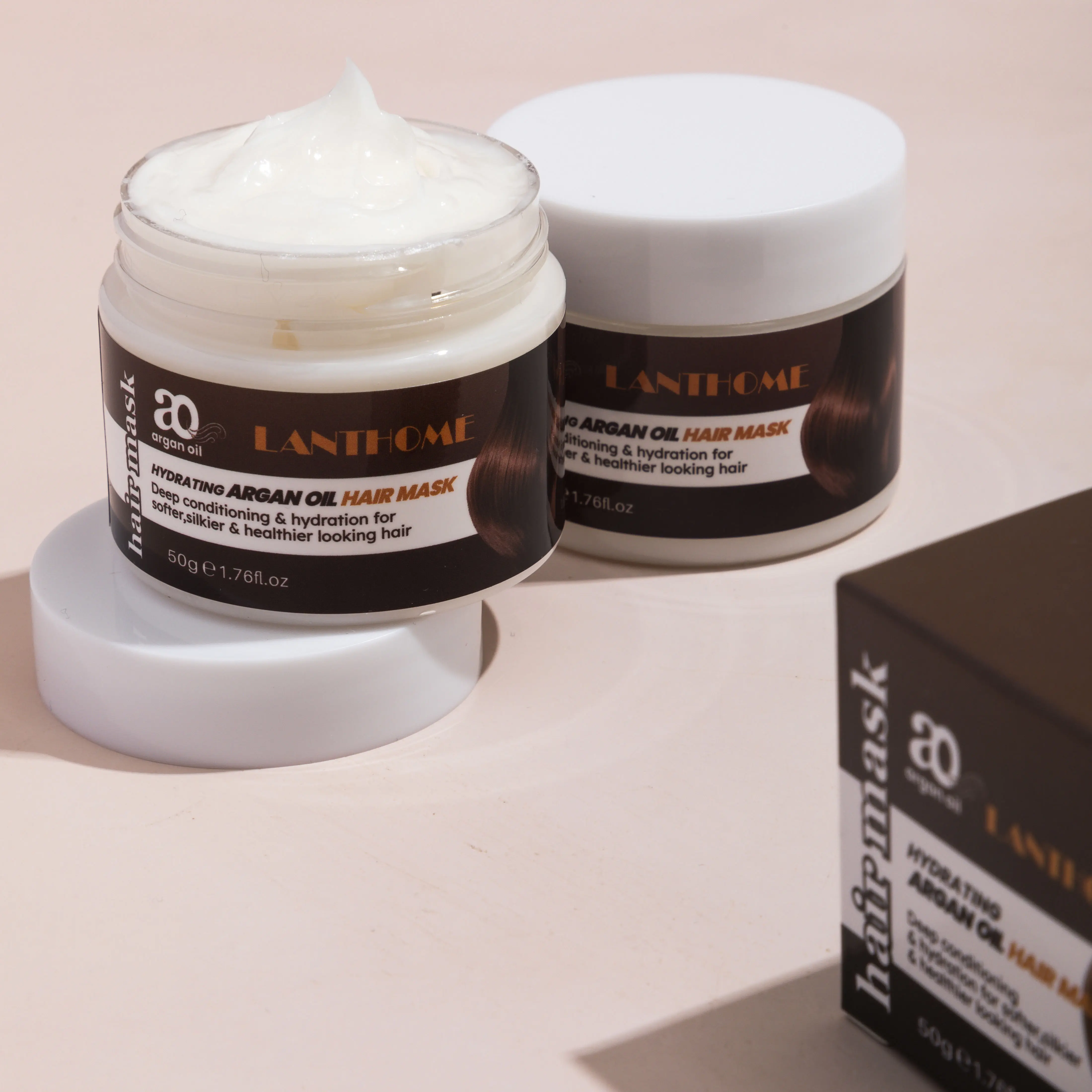 Nautual Oganic Hair Treatment Cream Collagen Argan Oil Hair Mask