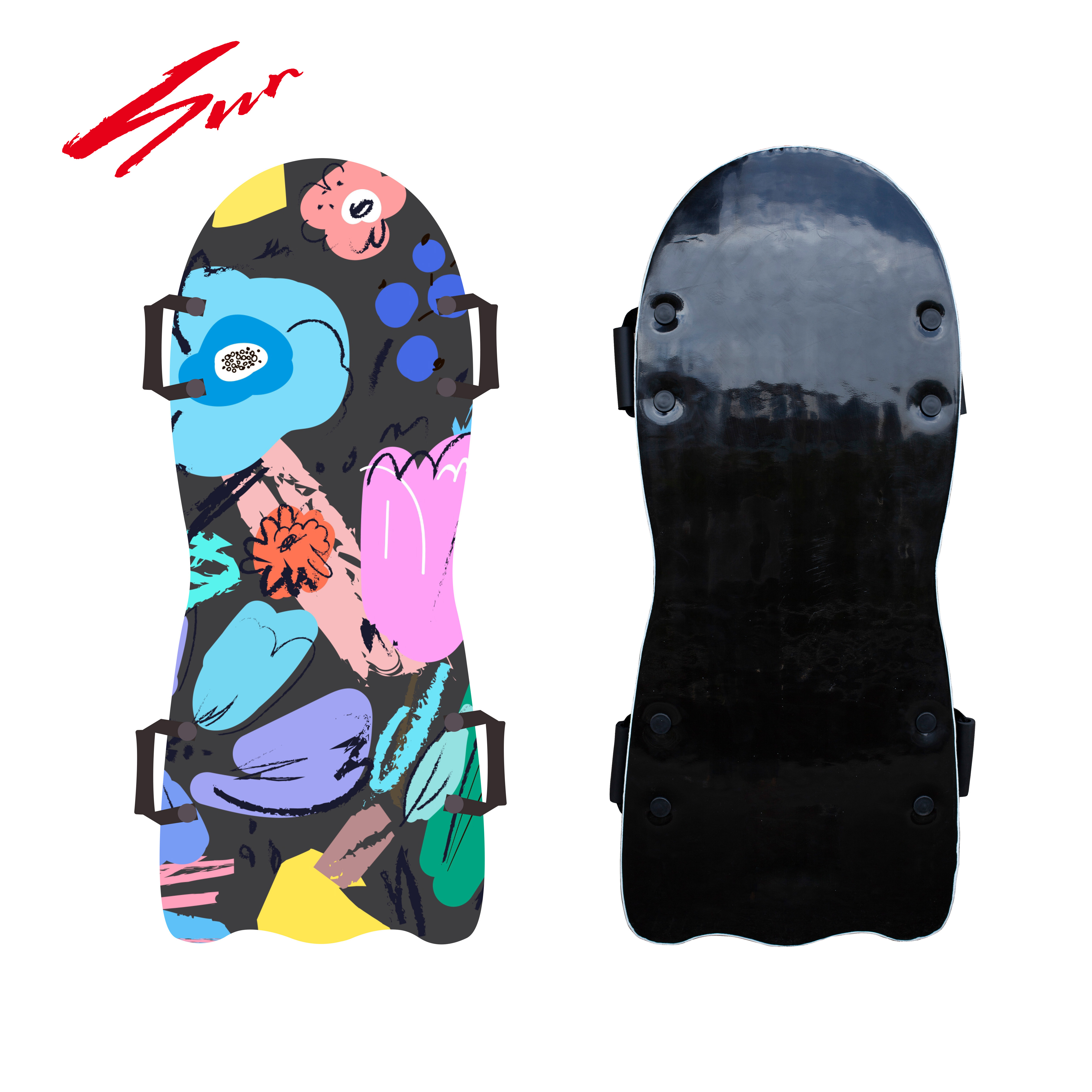 Buy Foam Snow Sled with 2 Sturdy Soft Handles Slick Bottom