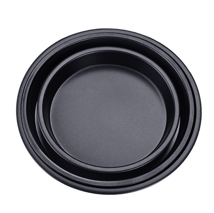 Non stick 10 inch pizza pan black carbon steel baking pan pizza mold 6 inch love full house baking tools CAKE PAN
