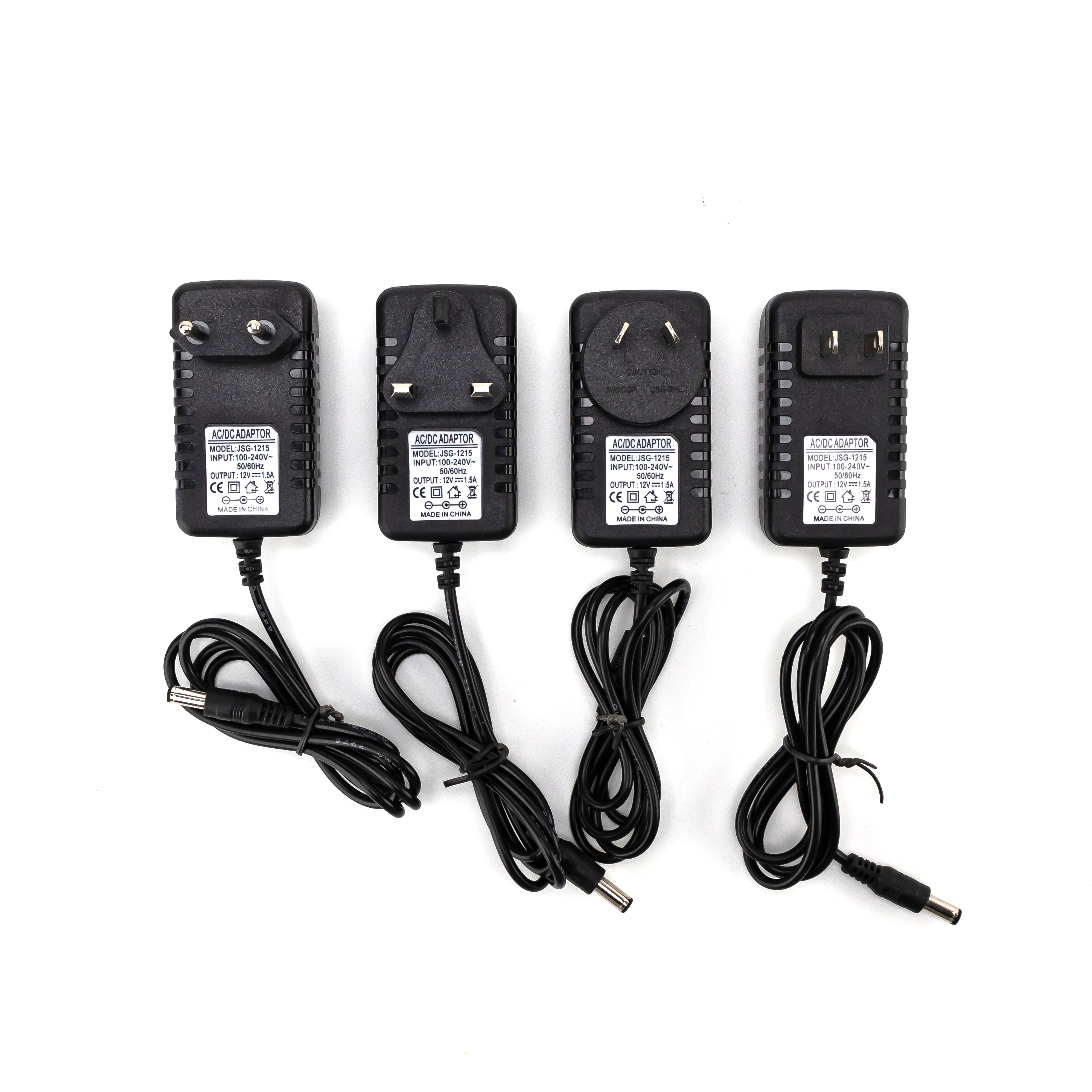 12V 1.5A адаптер питания 100-240V AC-DC 12 вольт 18W 1amp 500mA 250mA Преобразователь мощности с наконечником 5,5x2,5 мм для Yamaha пианино