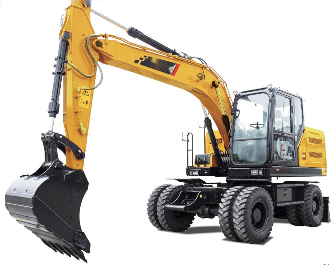 China Wheel Excavator Sy155W 6ton Excavator with good price