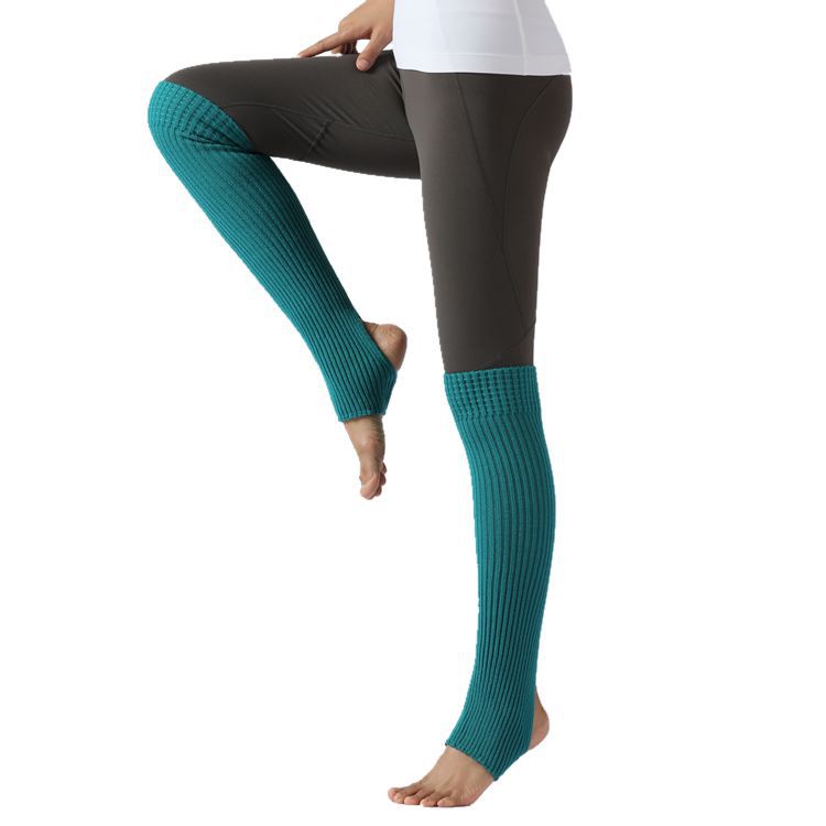 Trendy Leg Warmer Knee High Women Sports Socks Big KIds Exercise Long Tube Yoga Socks Latin Dance Winter Slouch Socks Cotton