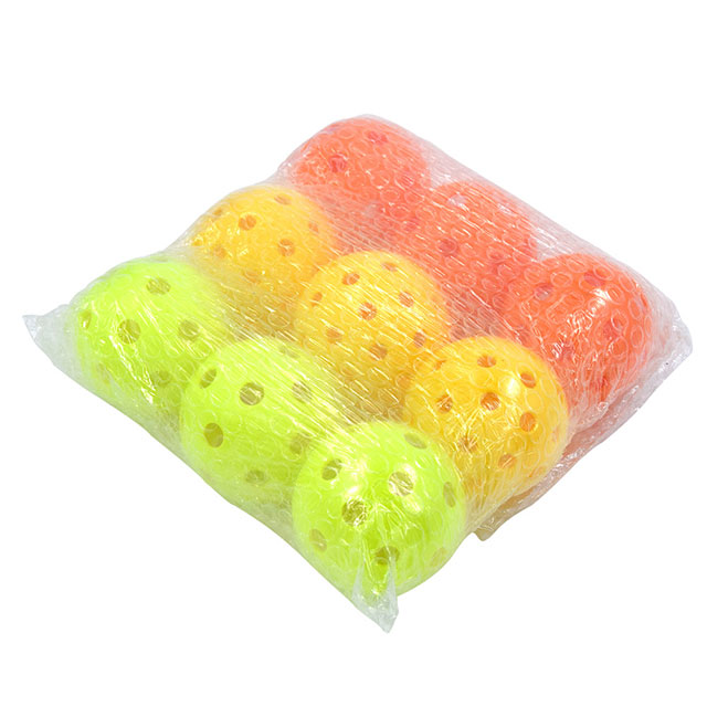 Customized Logo Color 40 Holes 74MM Outdoor Indoor High Quality Professional Dura Pickleball