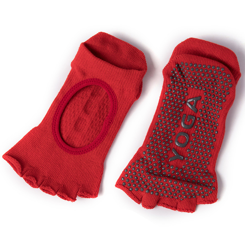 Factory Direct Sale Logo Customize Slip-On Aerial Grip Sock Woman Yoga Sock