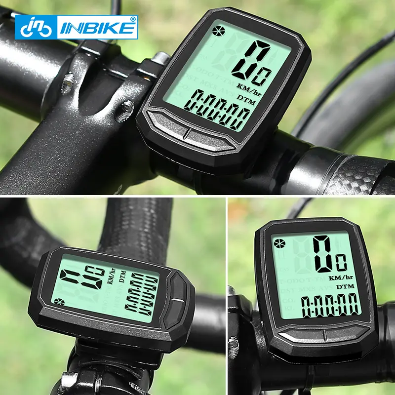 INBIKE Waterproof Bicycle Computer Wireless Wired MTB Bike Watch LED Digital Rate Cycling Stopwatch CX602