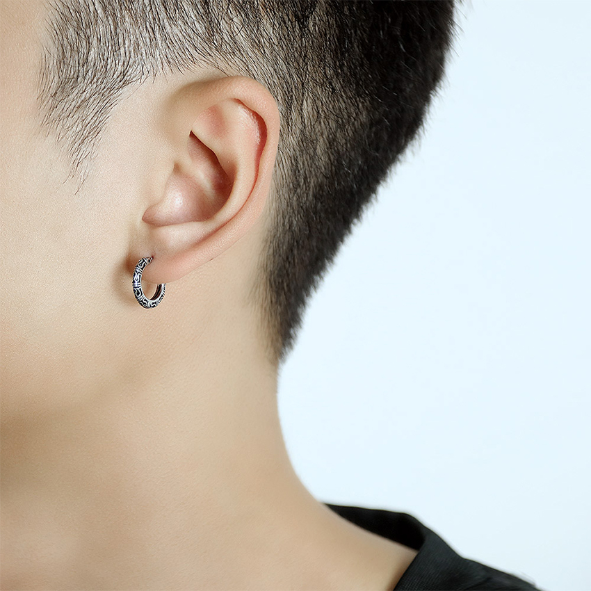 Wholesale Price Gold Stainless Steel Earrings Jewelry Hoop Earrings For Men Women