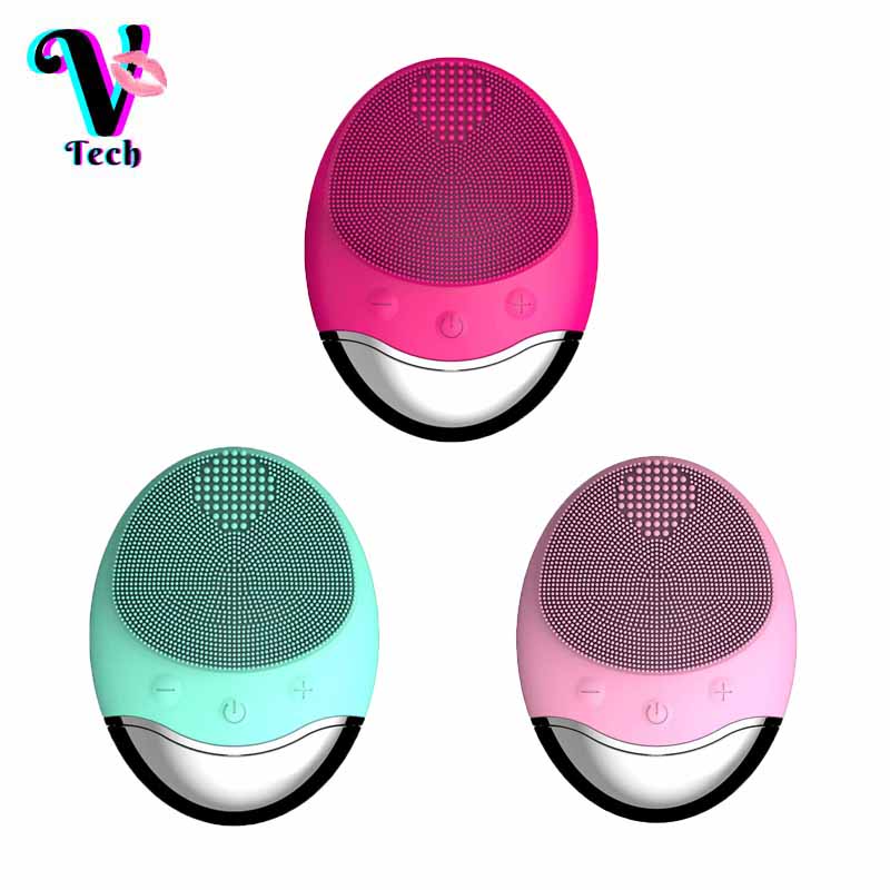 Skin Rejuvenation Device Portable Electronic Facial Sonic Cleansing Brush Waterproof Skin Cleansing