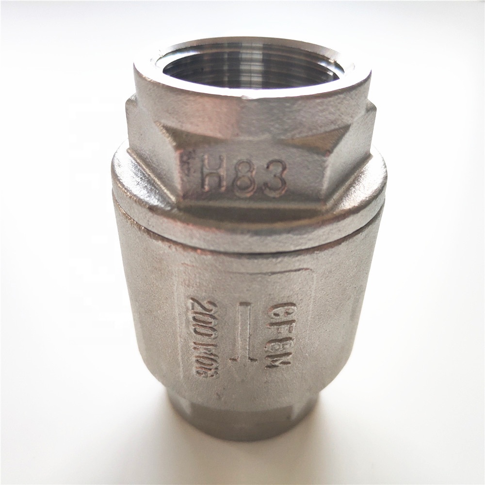 3/8 "до 4" из Нержавеющей Стали cf8m 200PSI PN16 комплект из 2 предметов Весна вертикальный обратный клапан DN65
