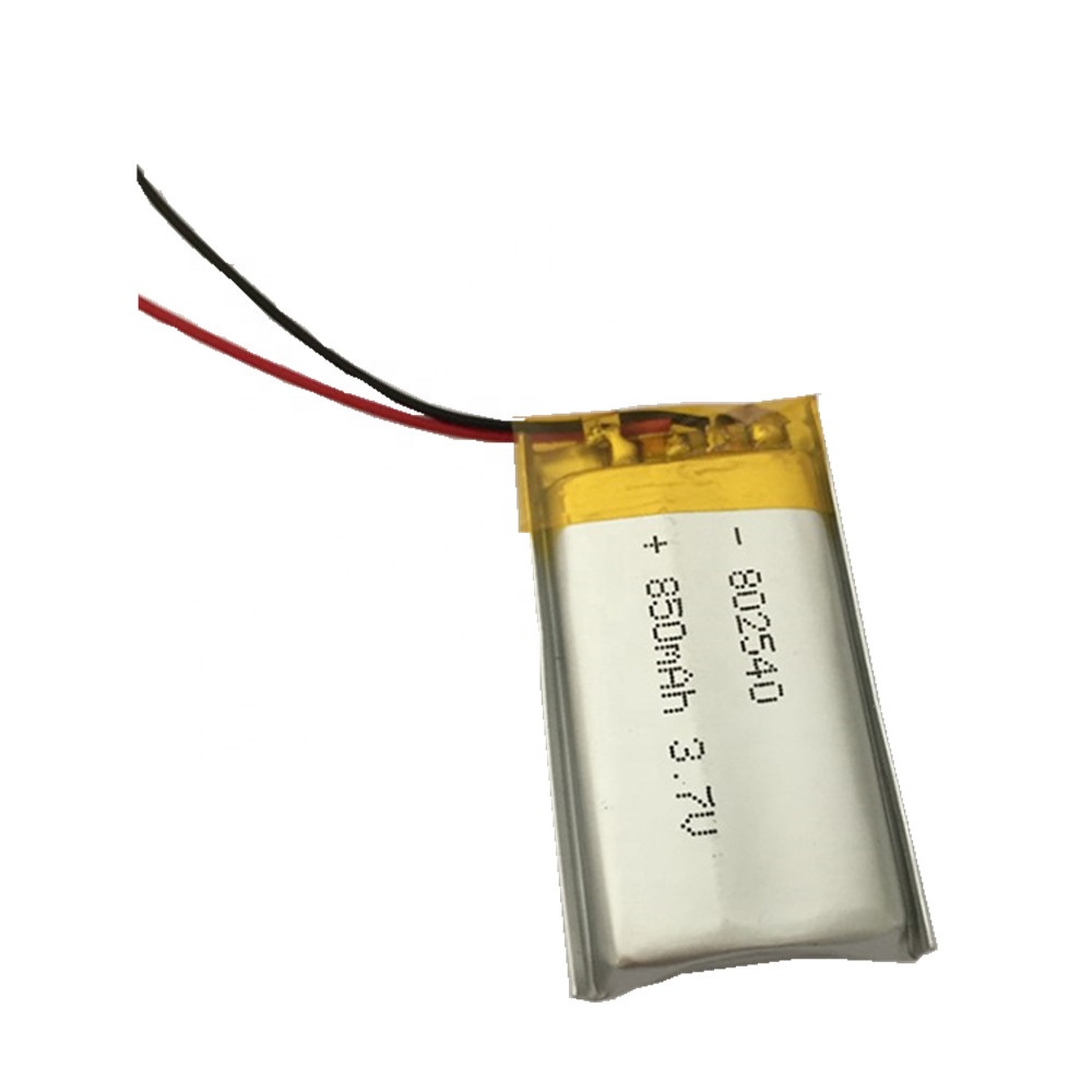 wholesale 3.7v 800mah li ion polymer battery 802540 lithium battery for Ultraviolet Disinfection Lamp Sterilizer