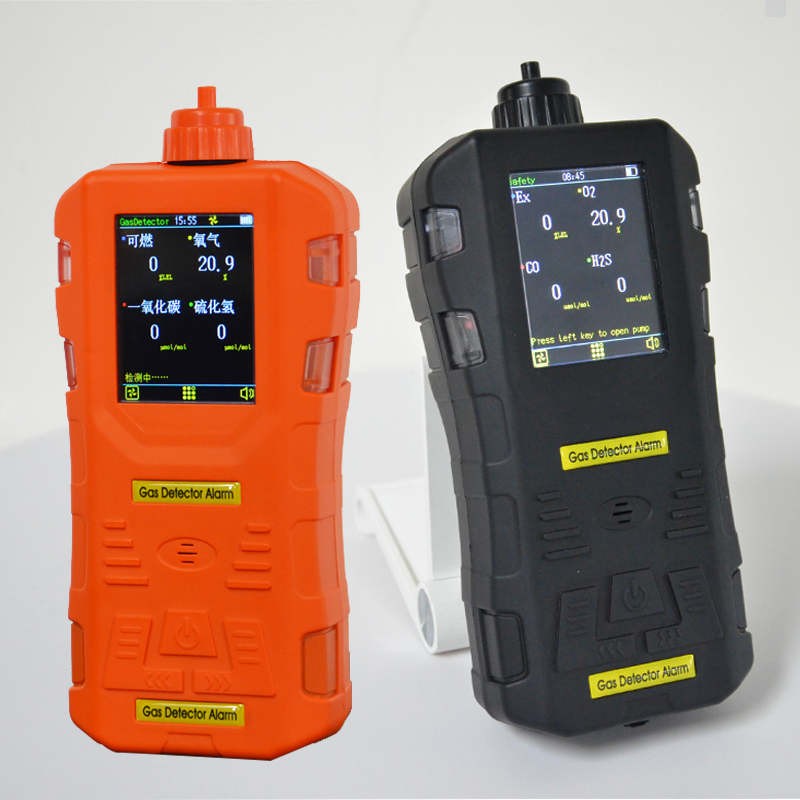 multi gases analyzer 4 in 1 o2 nh3 no no2 gas detector Atex approved with high temperature 400 degree
