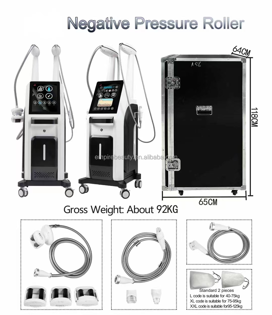 New product face massager Body Sculpting Anti Cellulite Massage Roller Machine Vera Slimming
