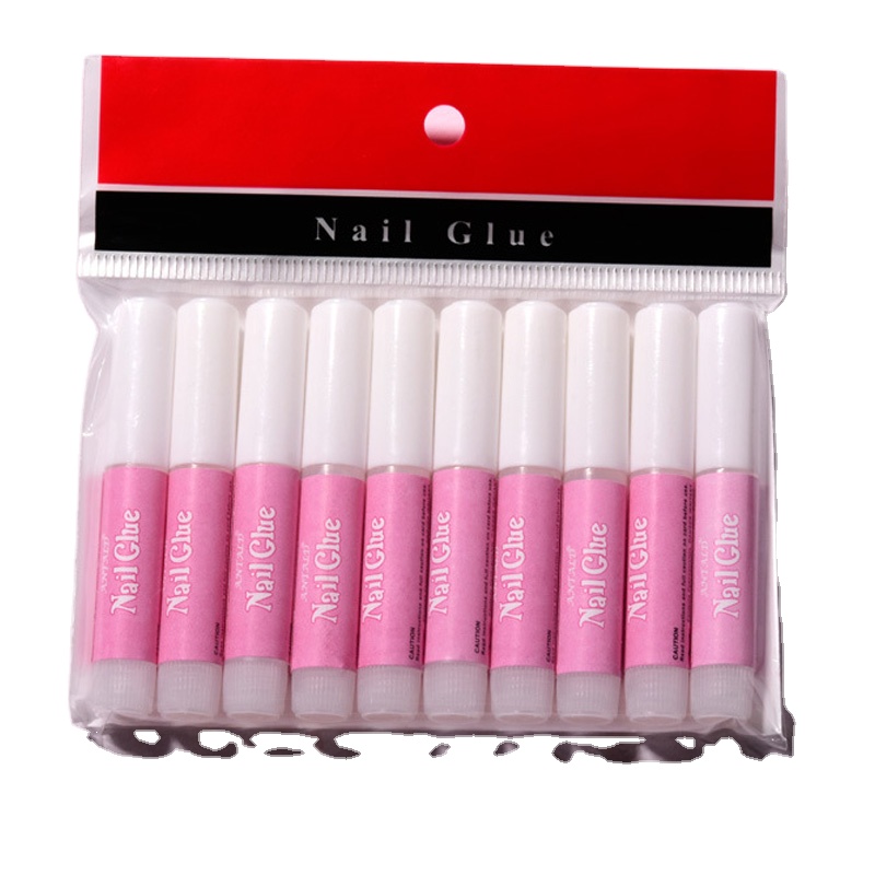 Hot Sale Rhinestone Nails Tips Adhesive Bond 2g Gel Press On Nail Tip Glue Kit