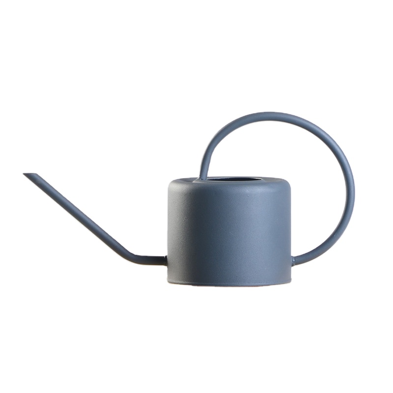 Exquisite and Small Metal Garden Watering Pots 1.2L Frosting Decorative Watering Can