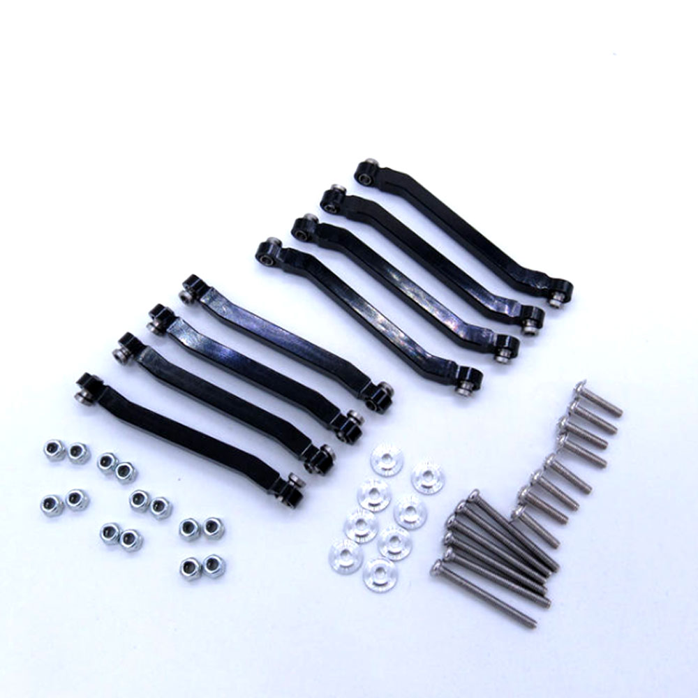 Metal Chassis Pull Rods Drag Link Suspension for MN D90 D91 D96 D99 D99S MN90 MN99S 1/12 RC Car Upgrade Parts Black