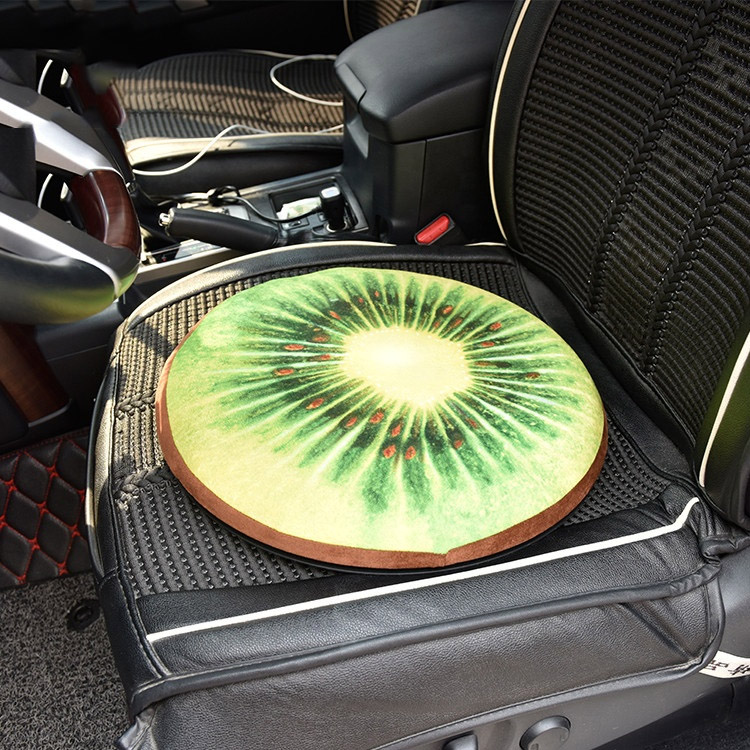 fruit home car office seat cushion 360 rotating deluxe swivel seat cushion