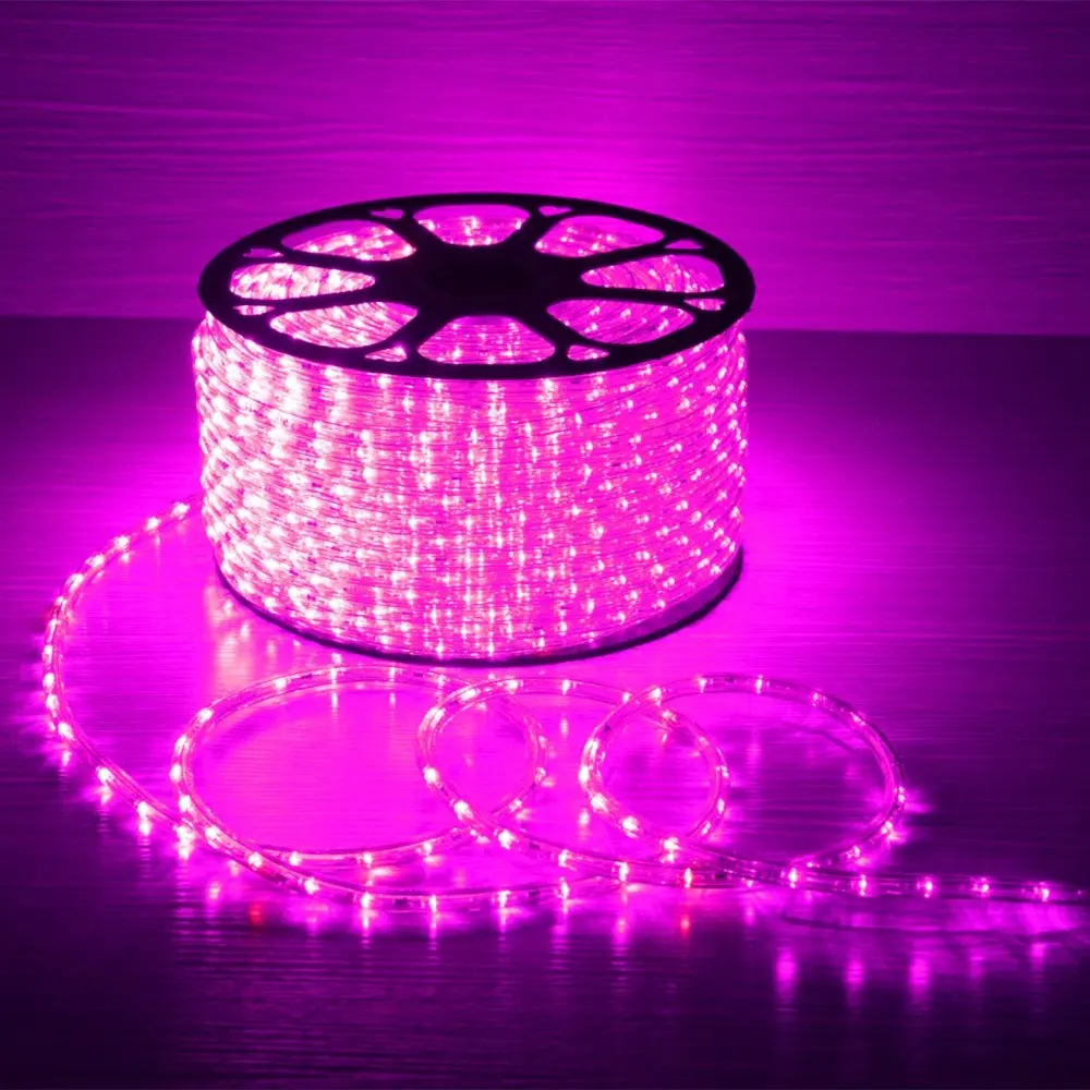 Discolored led motif rope light for mall hotel park street decoration outdoor