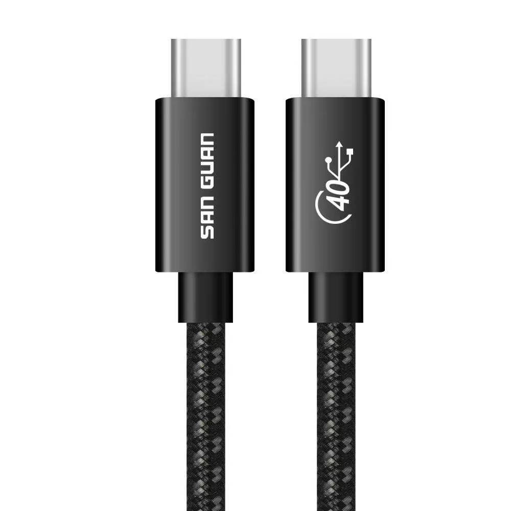 Новое поступление, на детей от двух до Usb4 коаксиальный кабель Быстрая зарядка PD Thunderbolt 3 кабель активный Тип 40 Гбит/с 100w кабель-Переходник Usb C на кабель с разъемом usb-c